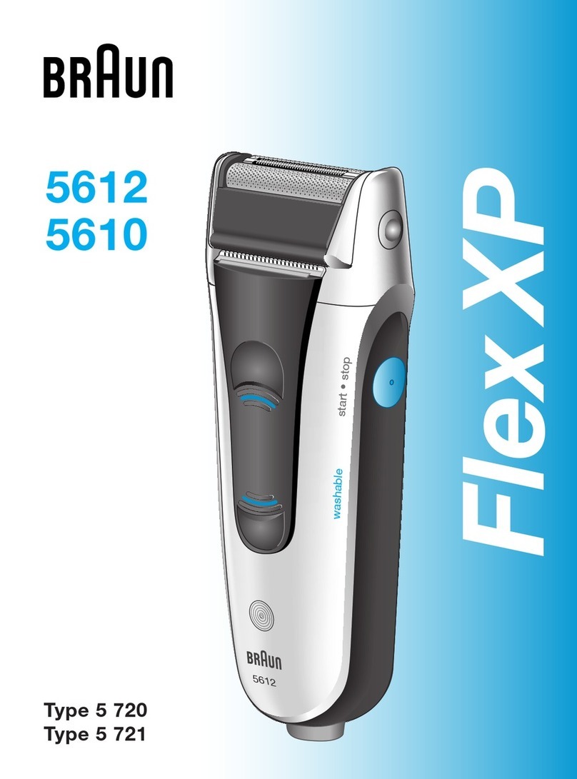Braun Flex XP 5612 User manual Braun Flex XP 5612 User manual