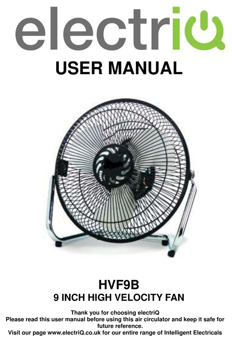 ElectrIQ HVF9B User manual