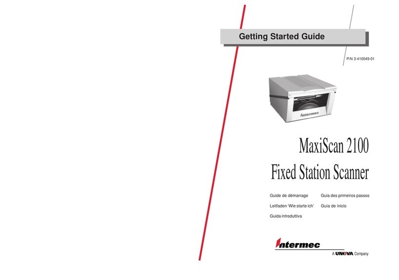 Unova Intermec MaxiScan 2100 ST User manual