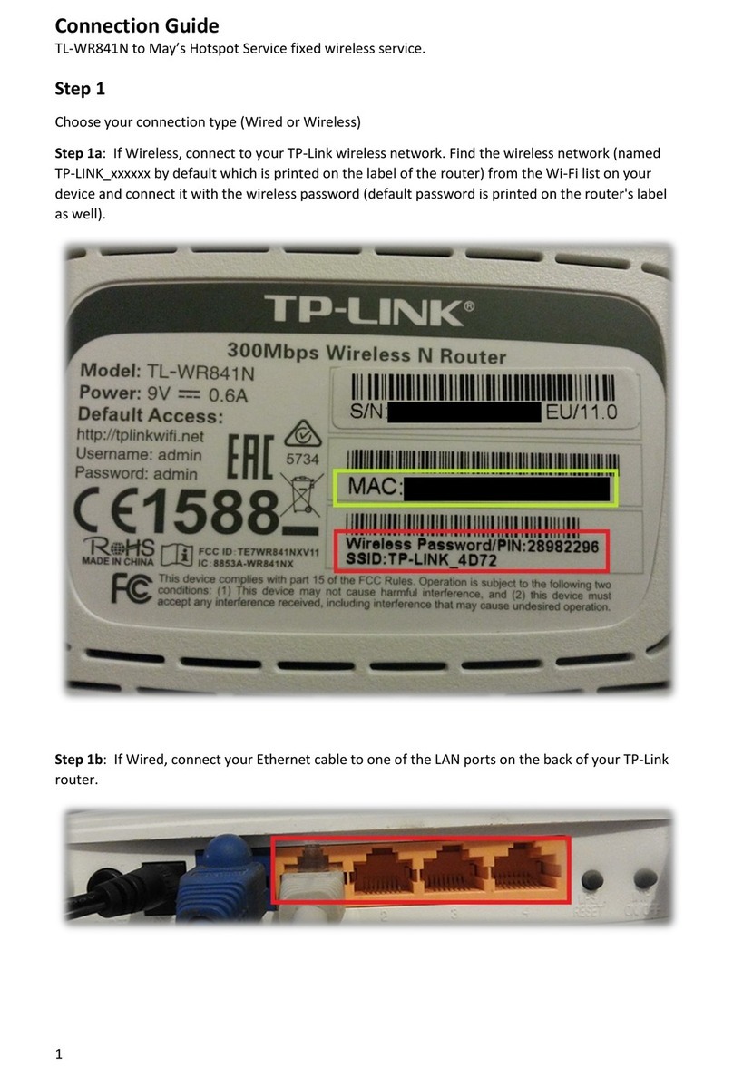 TP-Link TL-WR841N Instruction Manual