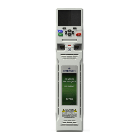 Emerson Unidrive M700 Application note