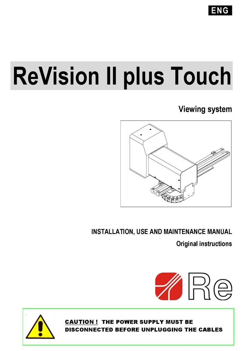 Re Revision II Plus Touch Service manual