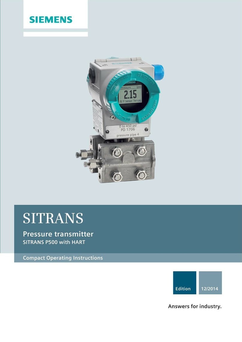 Siemens SITRANS P500 Administrator guide