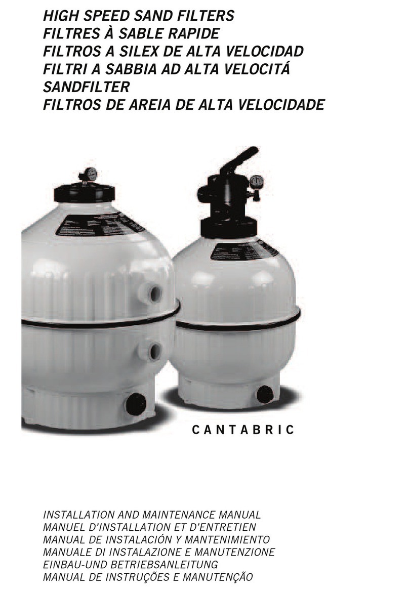 Vagner Pool Cantabric Installation and maintenance manual