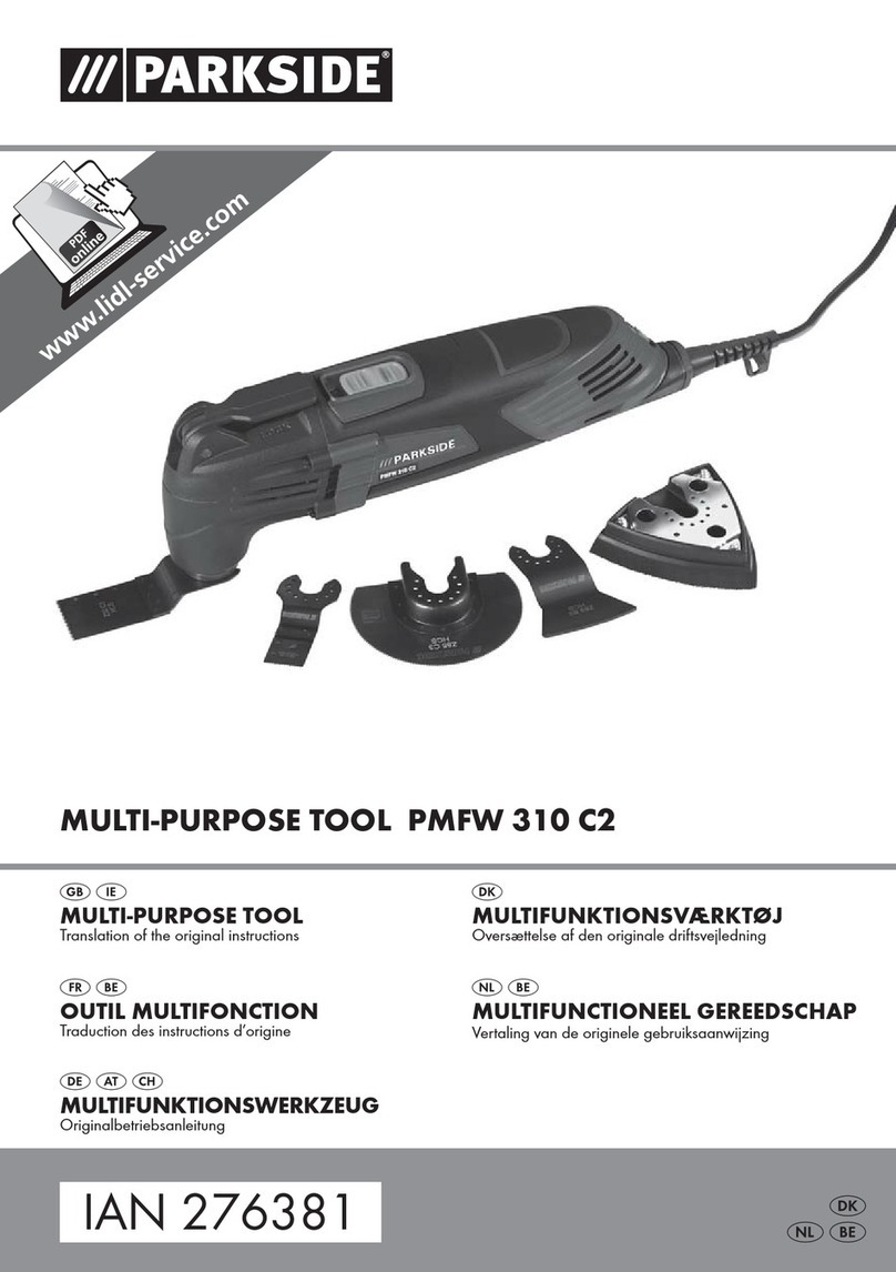 Parkside PMFW 310 C2 Translation of the original instructions