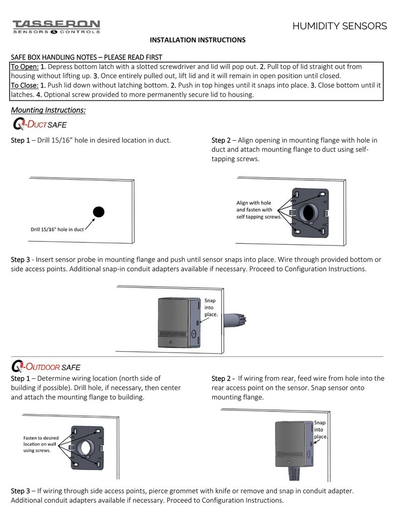 Tasseron Q-Duct SAFE installation instructions