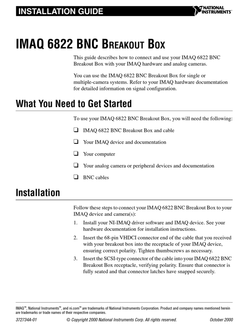 National Instruments IMAQ 6822 BNC User manual
