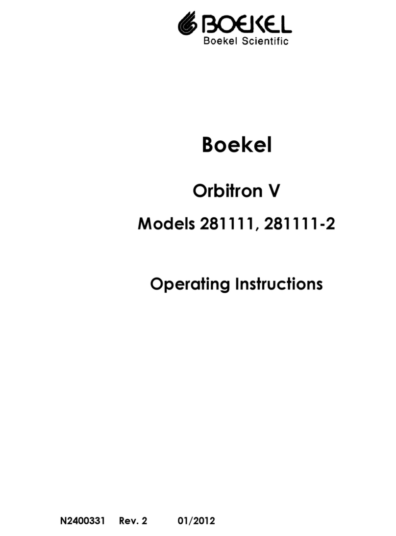 Boekel Orbitron V 281111 operating instructions