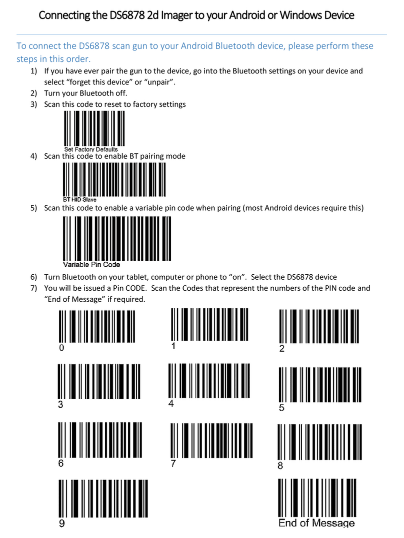 Motorola Symbol DS6878 User manual