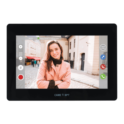CAME XTS 7IP BK WIFI Manual