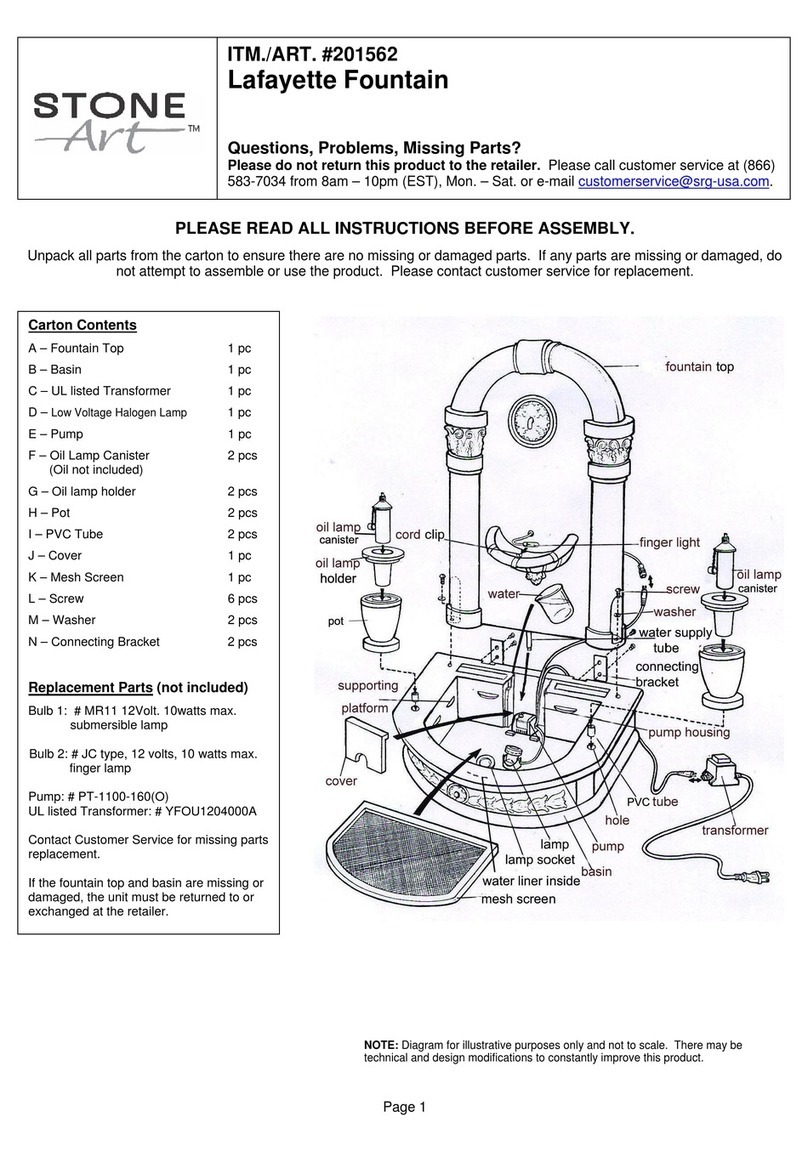 Stone Art 201562 manual