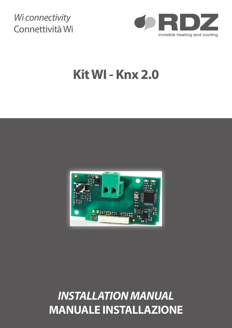RDZ Kit WI - Knx 2.0 installation manual
