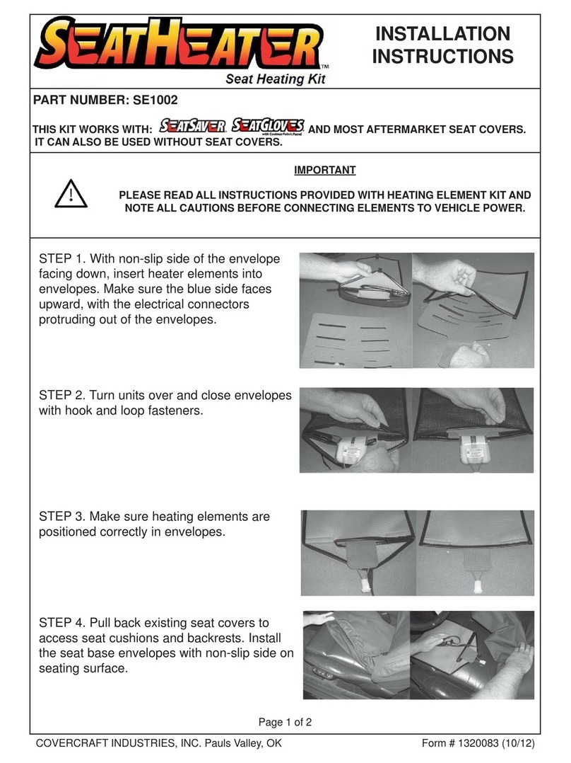 CoverCraft SE1002 User manual