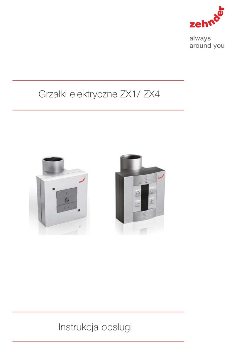 Zehnder Rittling ZX1 Service manual Zehnder Rittling ZX1 Service manual