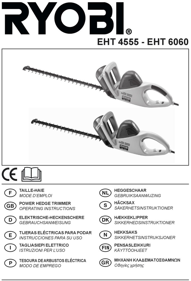 Ryobi EHT 4555 User manual