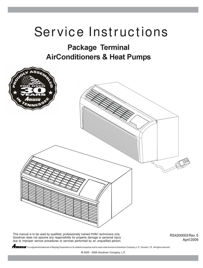 Maytag Amana PTC A Series Operating instructions