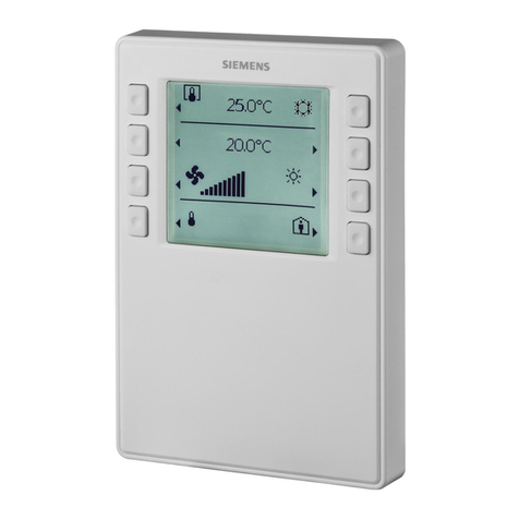Siemens QMX2.P33 User manual