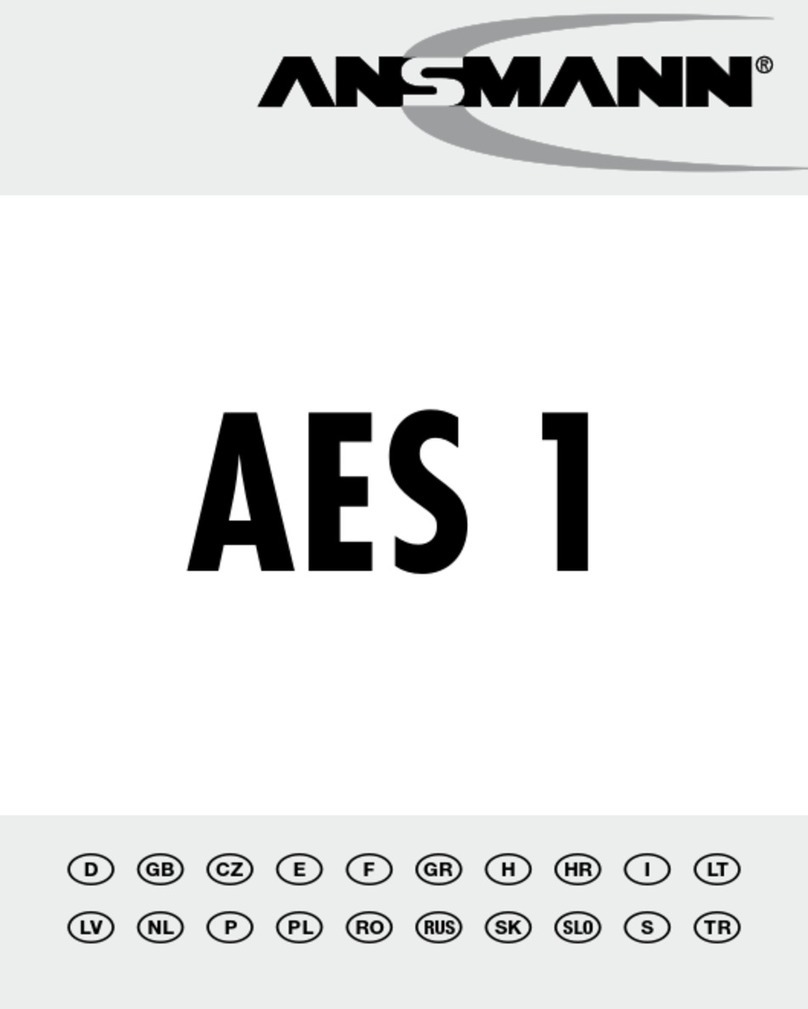 ANSMANN AES 1 instruction manual