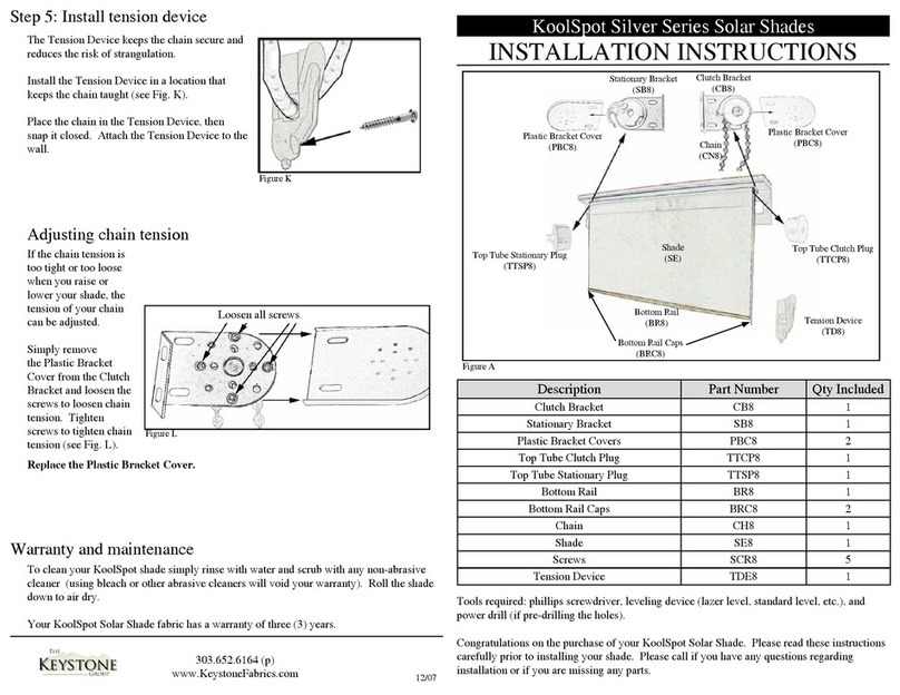 Keystone KoolSpot Silver Series installation instructions