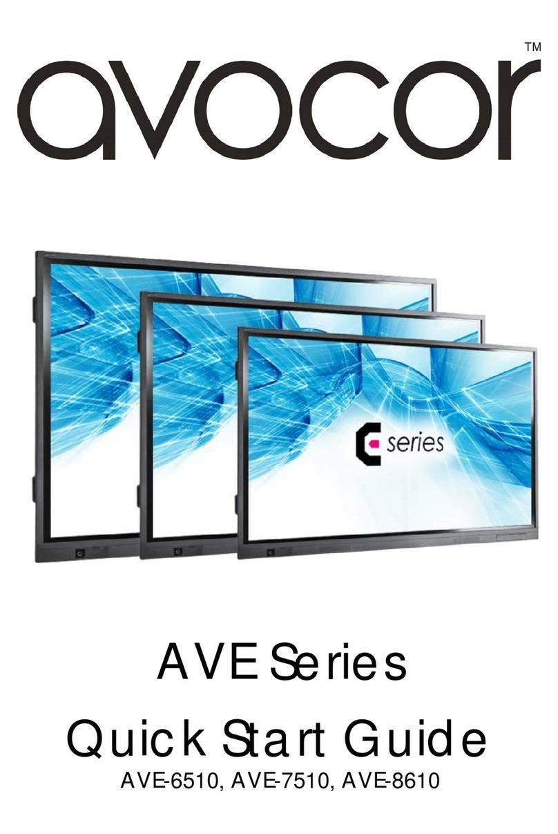 AVOCOR AVE-7510 quick start guide