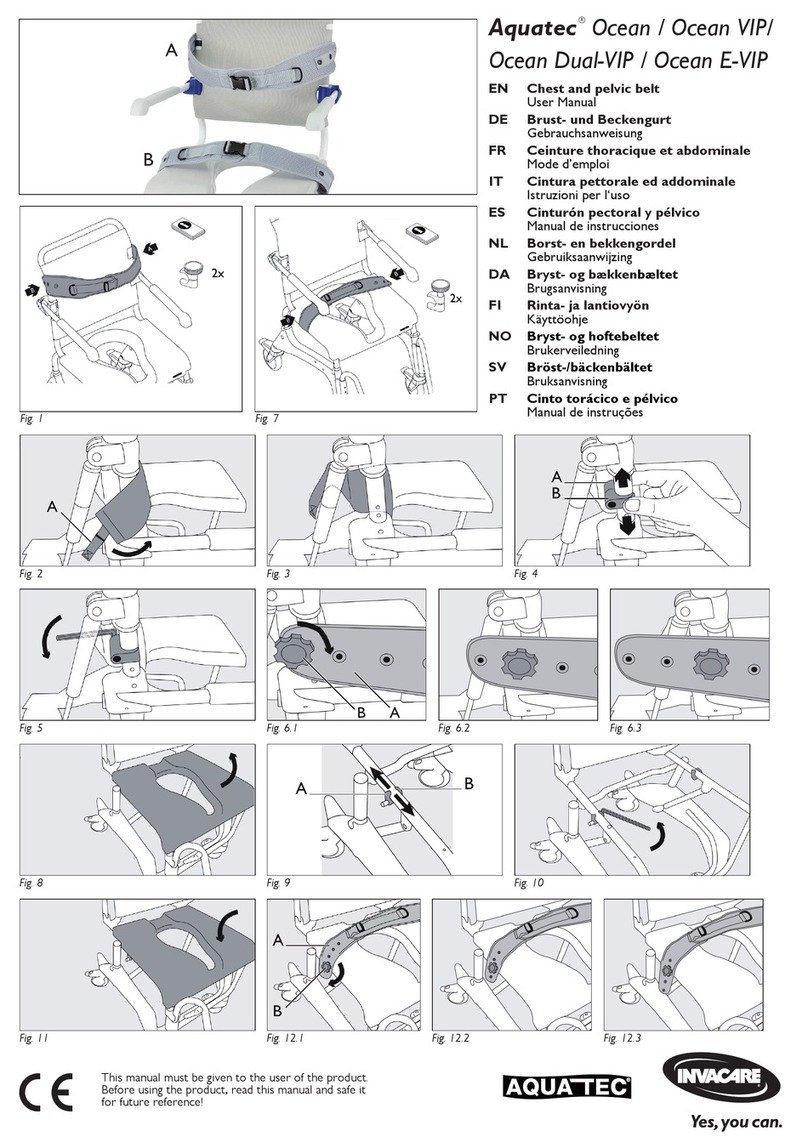 Invacare Aquatec Ocean VIP user manual Invacare Aquatec Ocean VIP user manual