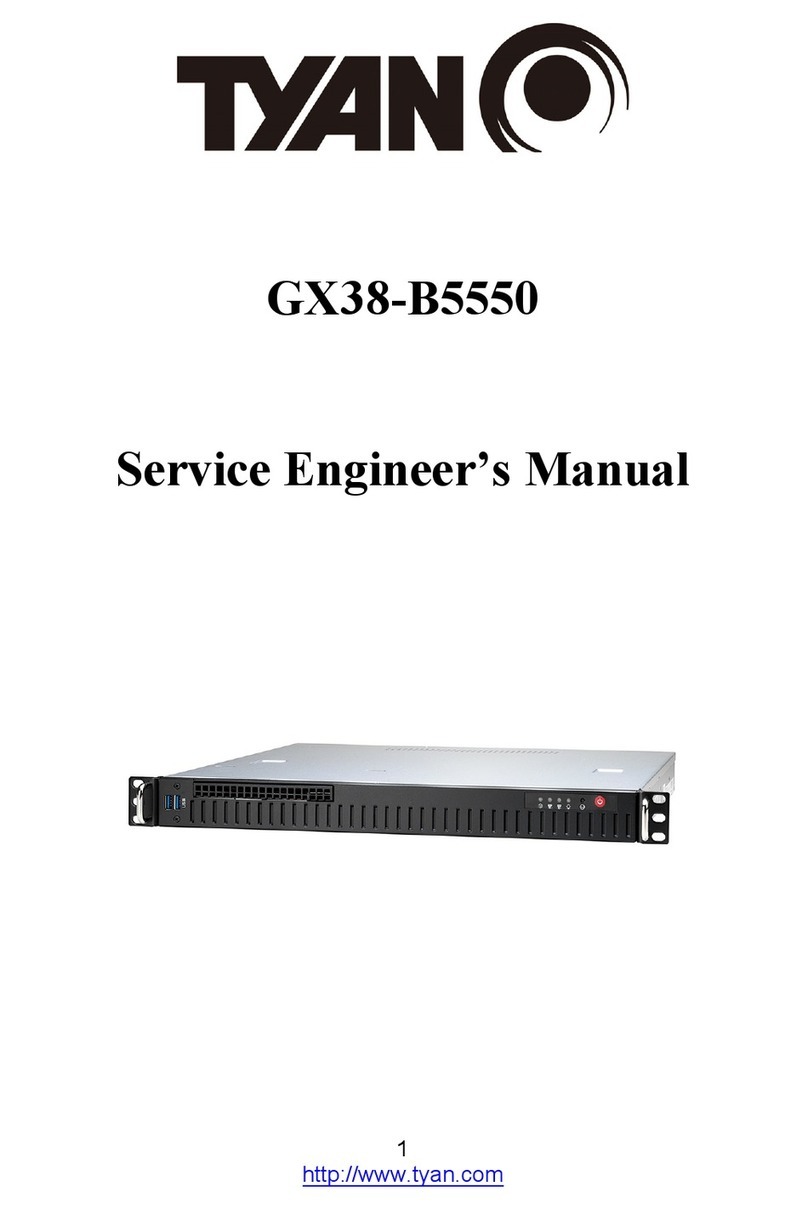 TYANO GX38-B5550 Service engineer's manual