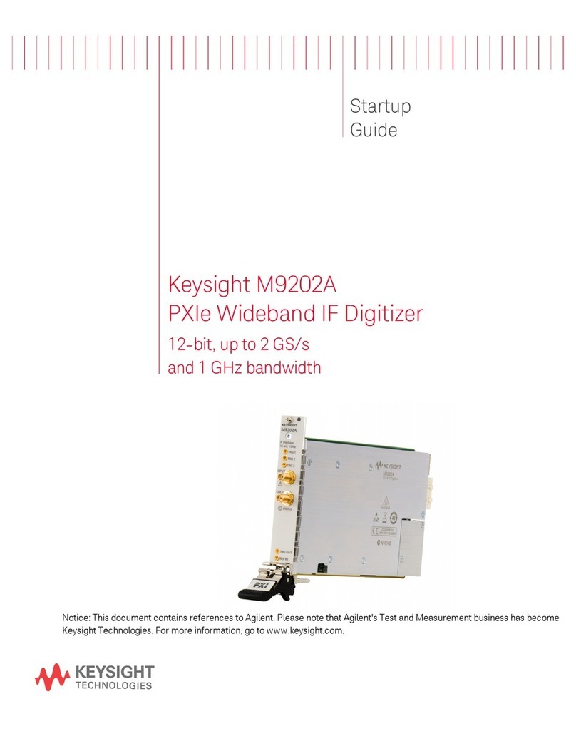 Keysight M9202A Startup guide