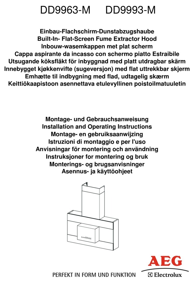 AEG DD9963-M Installation and operating instructions
