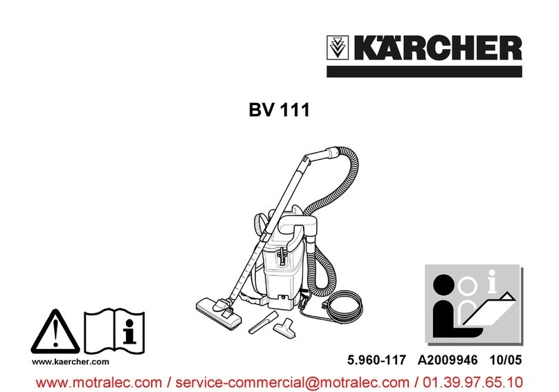 Kärcher BV 111 manual Kärcher BV 111 manual