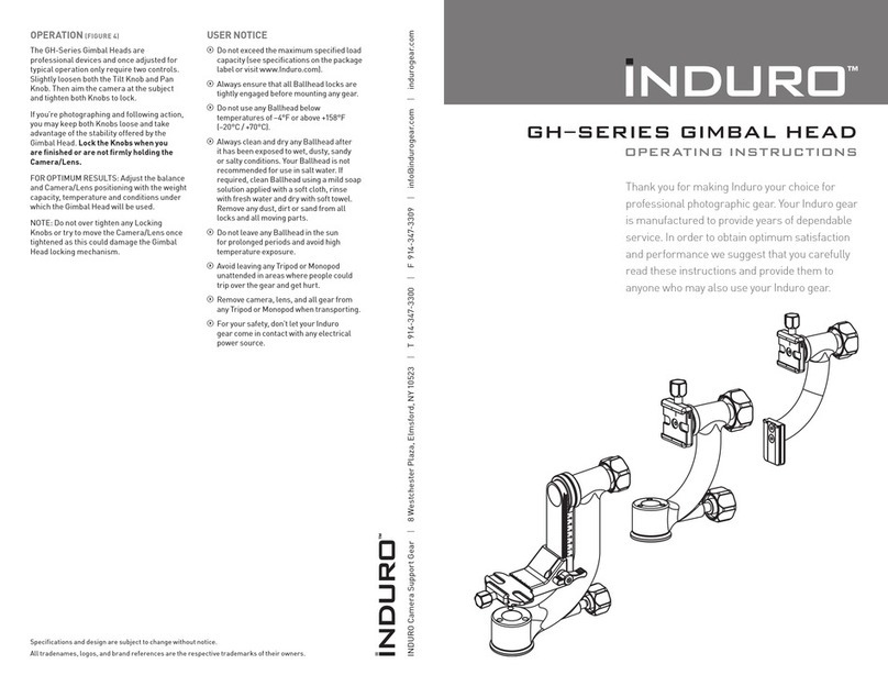 Induro GH Series operating instructions
