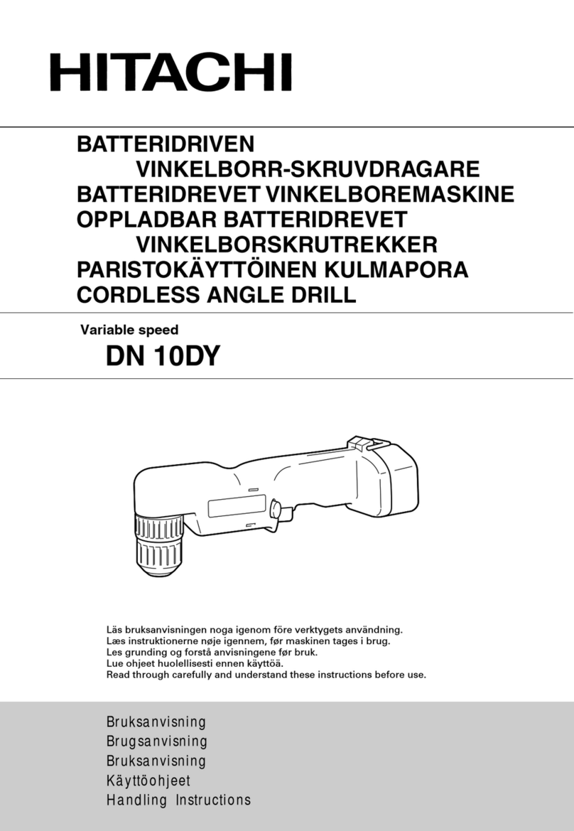 Hitachi DN 10DY Handling instructions