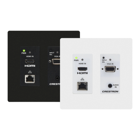 Crestron HD-TX-201-C-2G-E Dimensional drawing