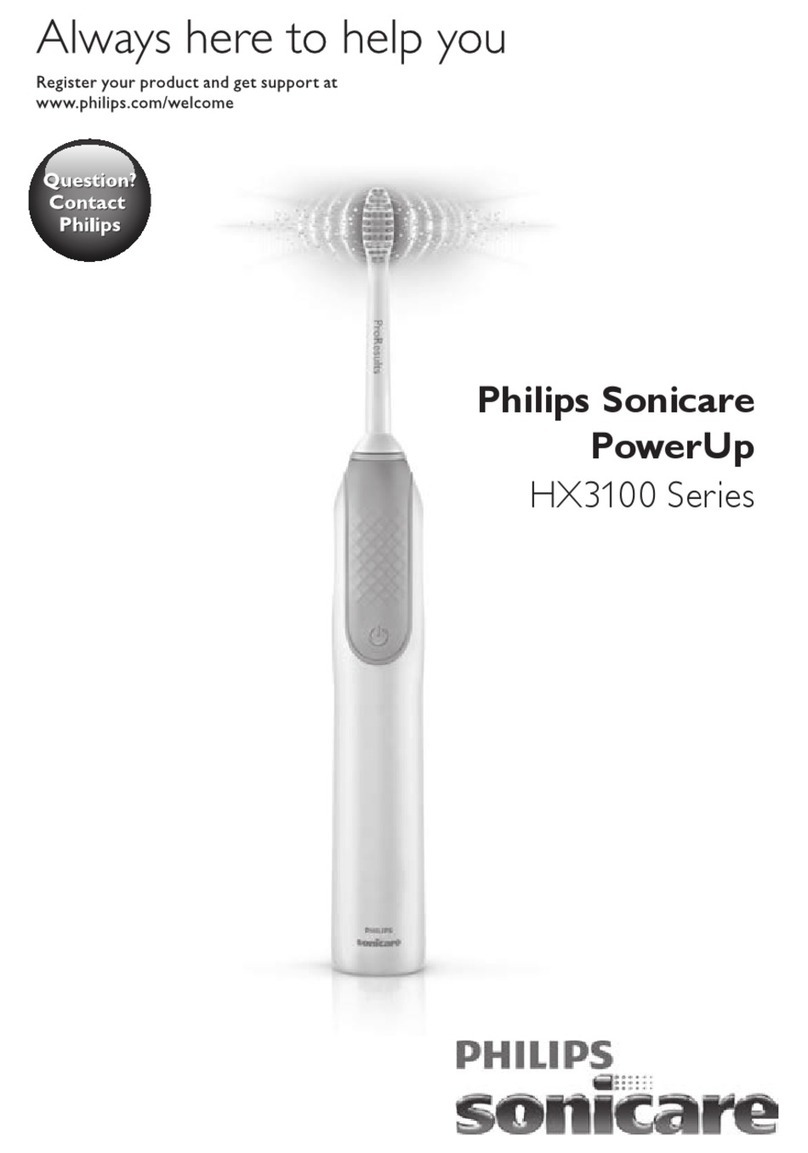Philips Sonicare PowerUp HX3100 Series User manual