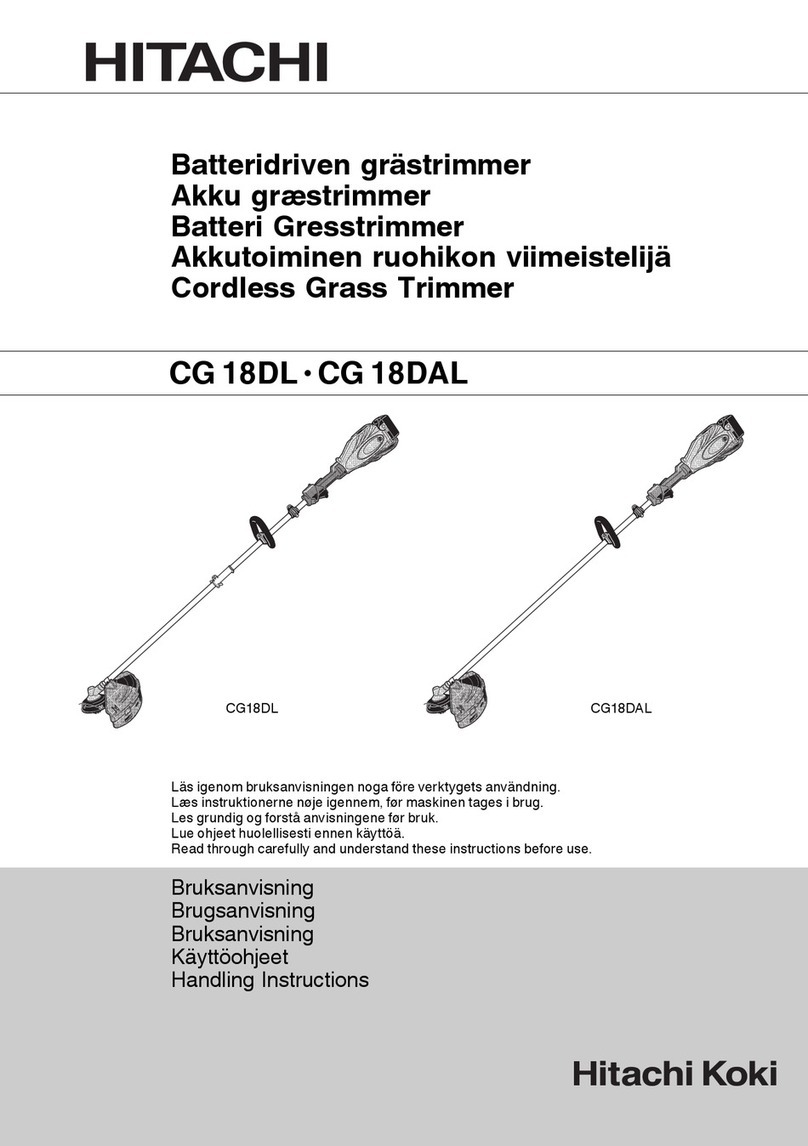 Hitachi CG 18DL User manual