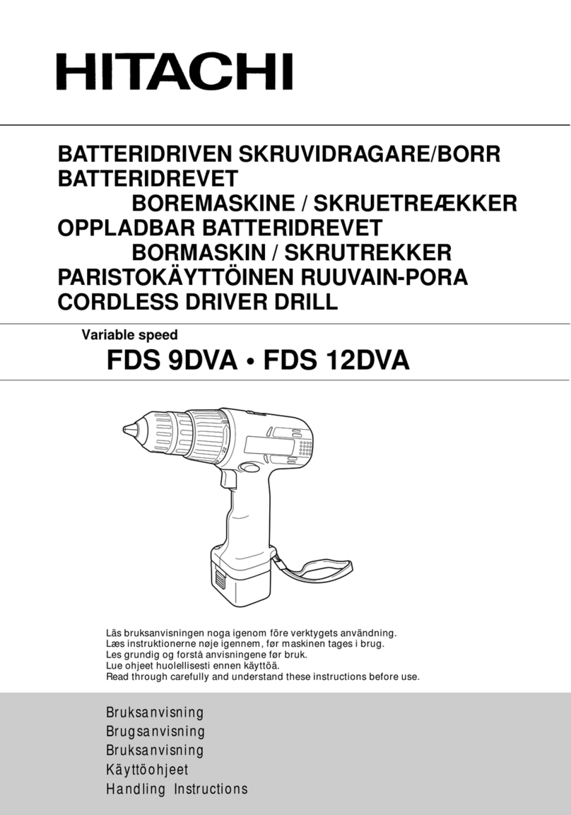 Hitachi FDS 9DVA Handling instructions