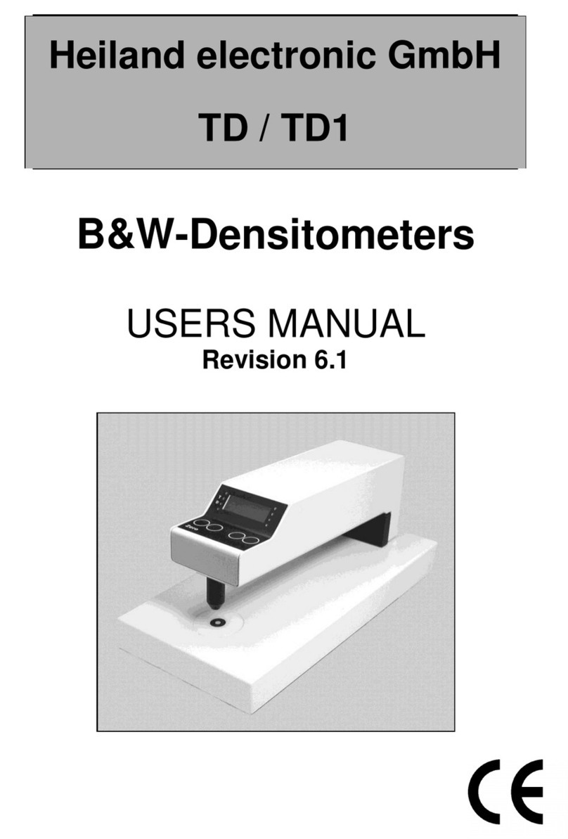 Heiland electronic TD user manual