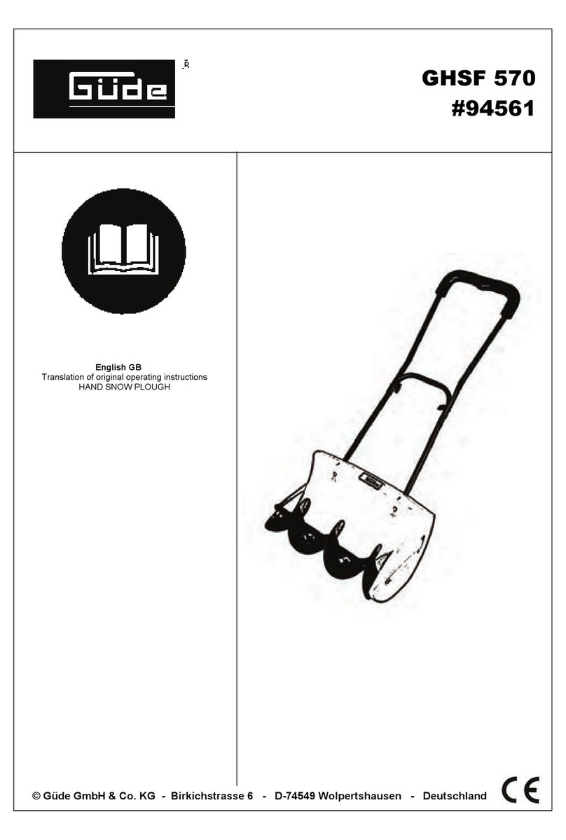 Gude GHSF 570 Translation of original operating instructions