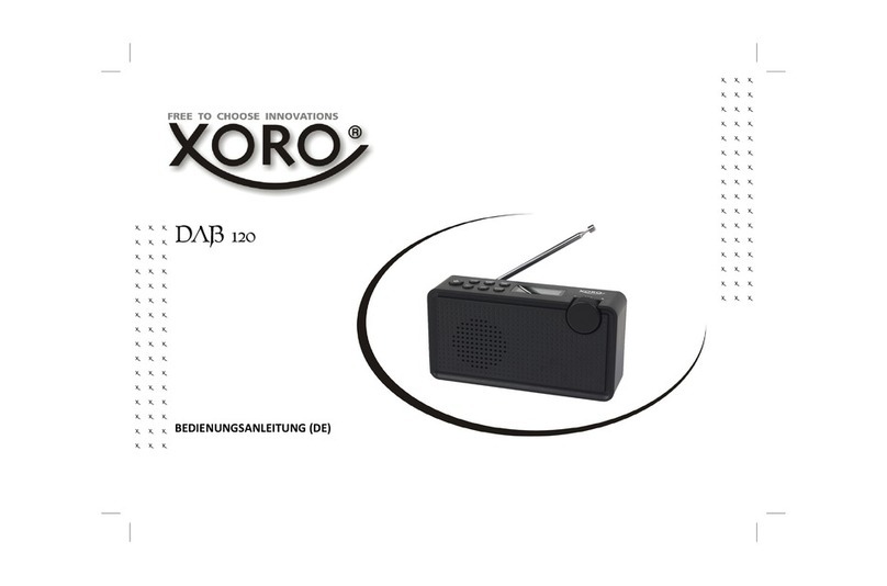 Xoro DAB 120 user manual