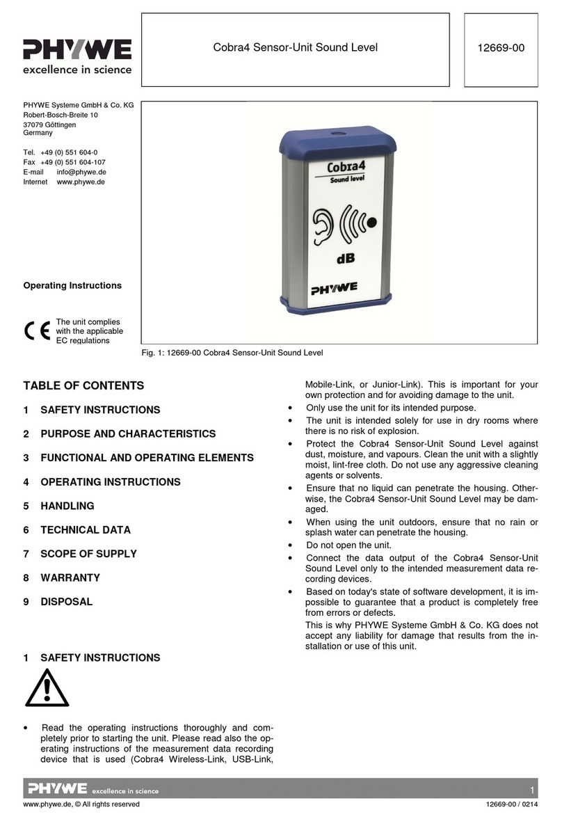 PHYWE Cobra4 User manual
