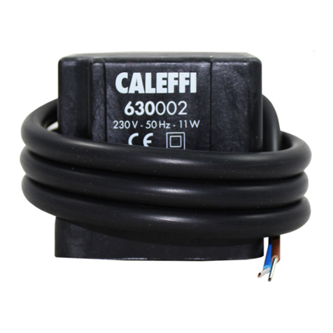 CALEFFI 630 Series User manual