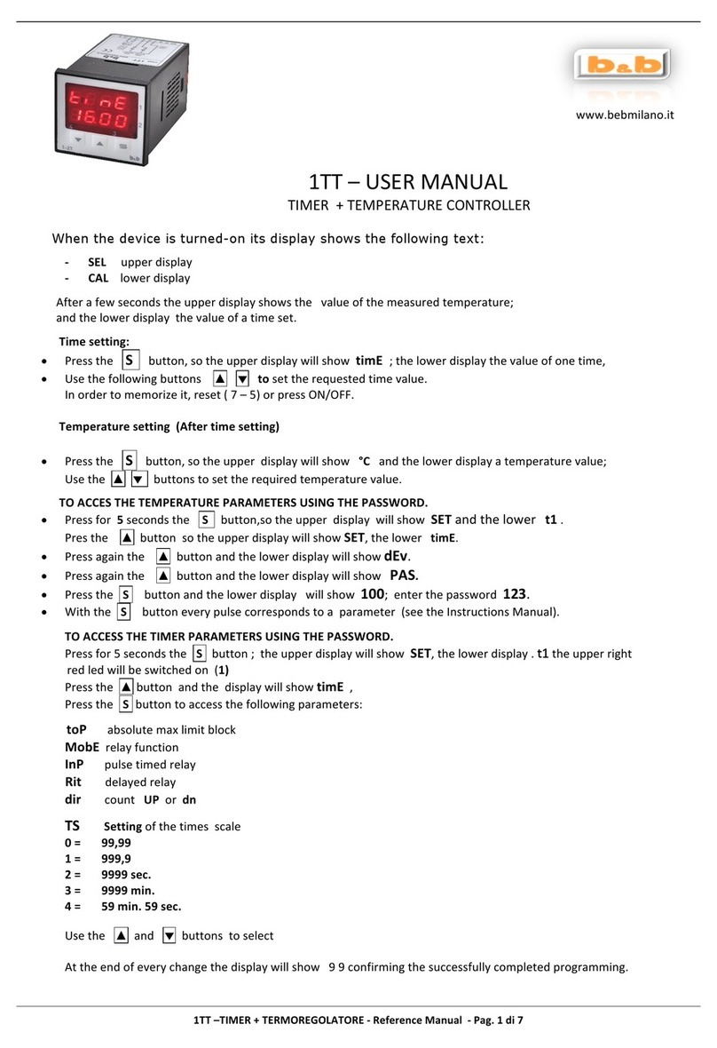 B&B 1TT user manual