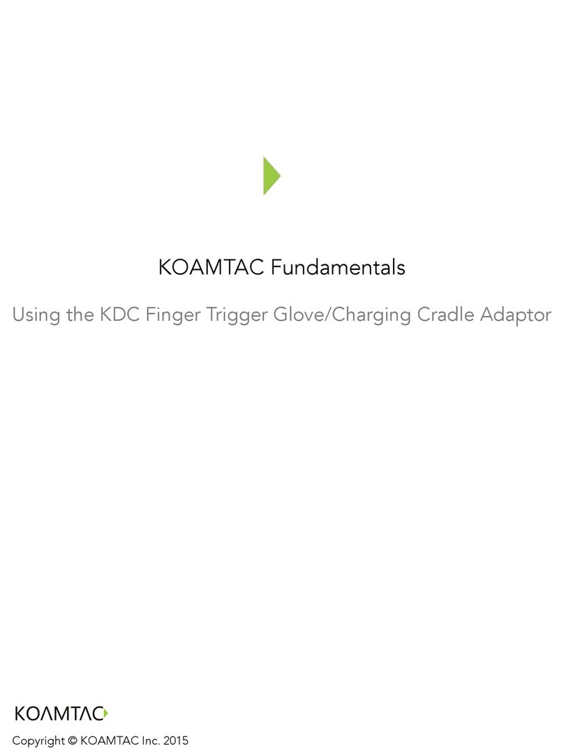 KoamTac KDC Finger Trigger Glove Adaptor quick start guide KoamTac KDC Finger Trigger Glove Adaptor quick start guide