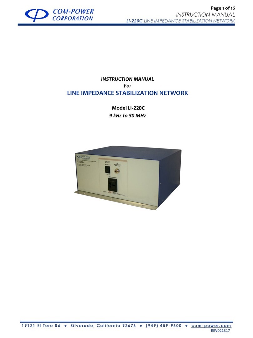 COM-power corporation LI-220C User manual