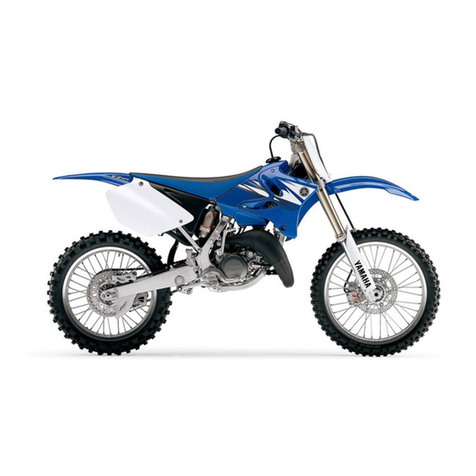 Yamaha YZ125X1 2008 Application guide