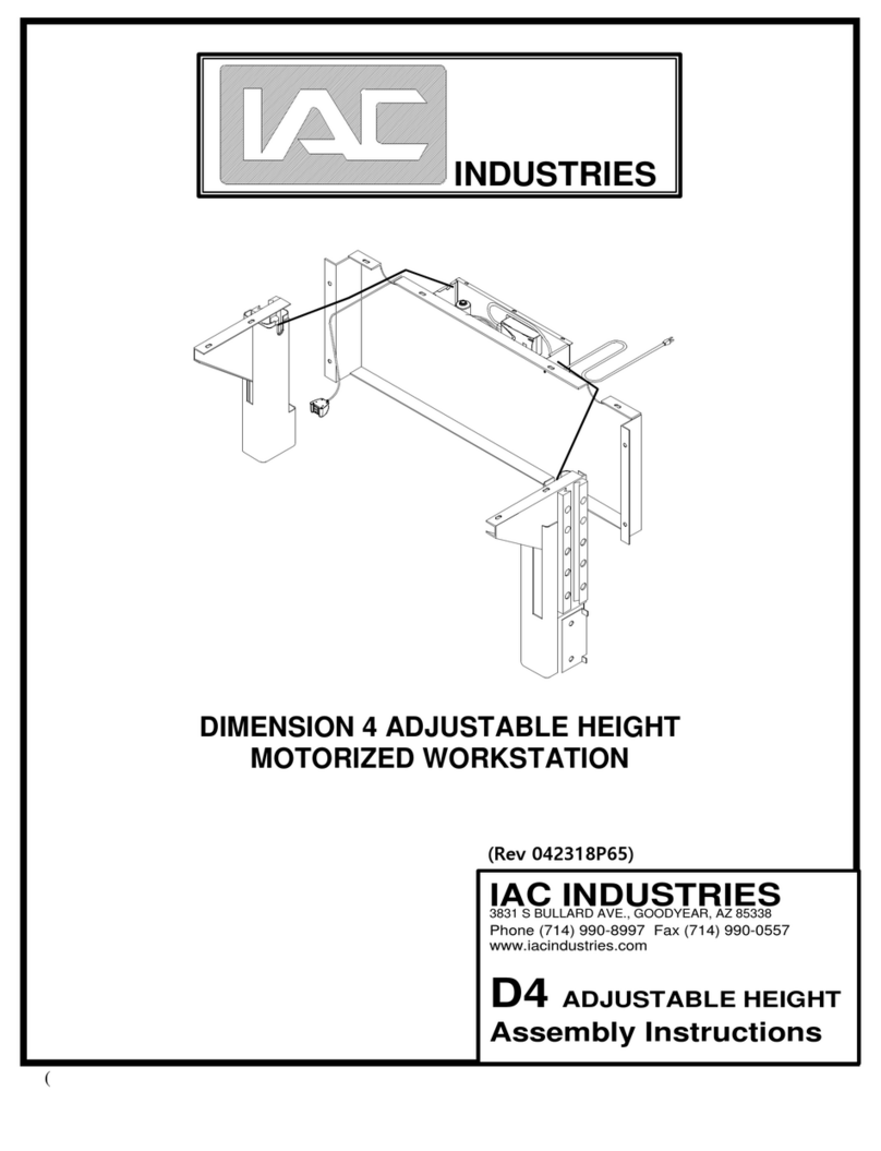IAC INDUSTRIES D4 Assembly instructions