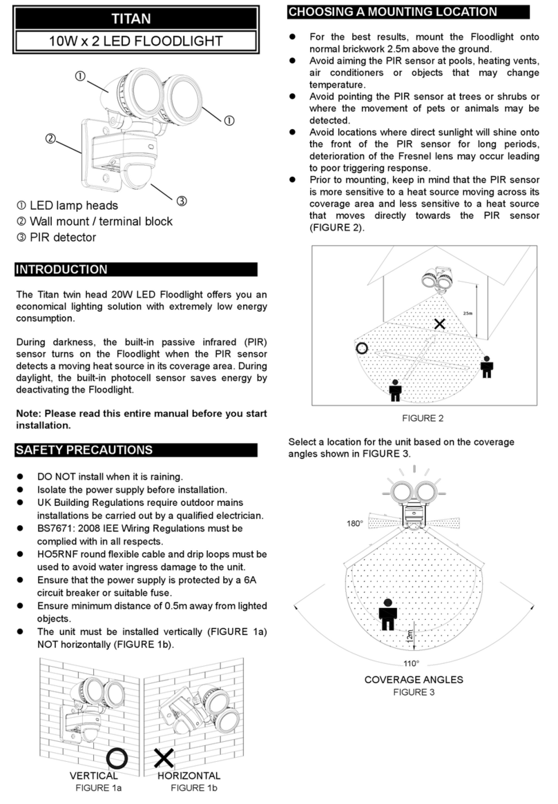 Lynteck TITAN TF20WLED quick start guide