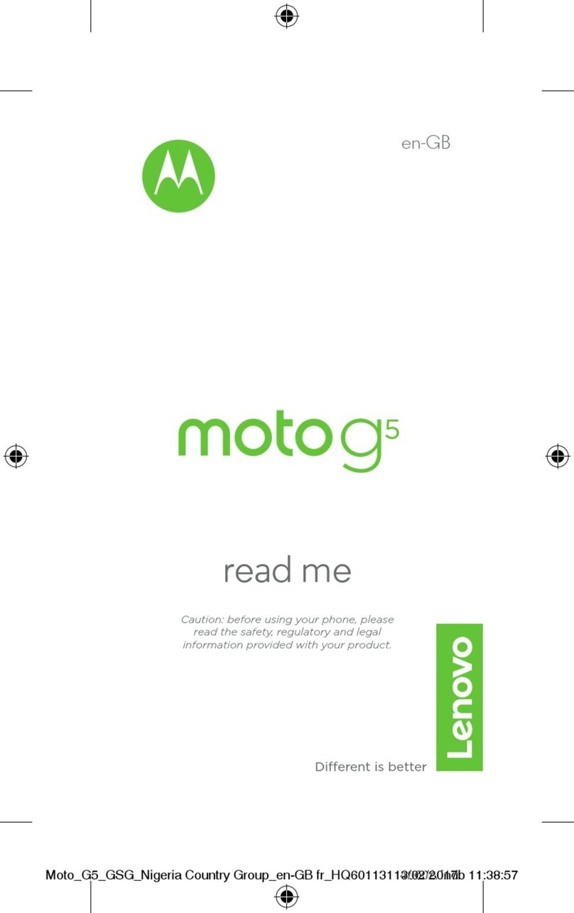 Motorola Moto G5 Instruction sheet