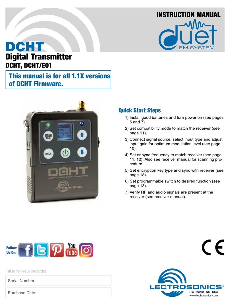 Lectronics DCHT instruction manual