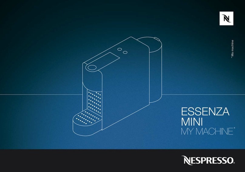 Nespresso ESSENZA MINI instruction manual
