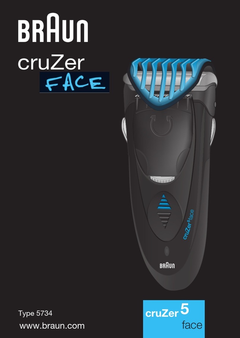 Braun Cruzer 5 Face User manual